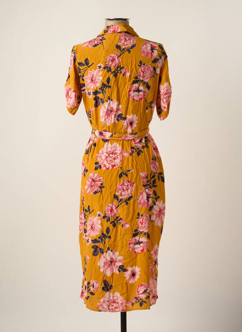 Robe mi-longue jaune VERO MODA femme