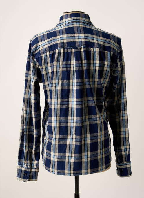 Chemise manches longues bleu JACK & JONES pour homme