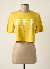 T-shirt jaune ONLY pour femme seconde vue