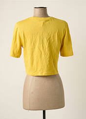 T-shirt jaune ONLY pour femme seconde vue