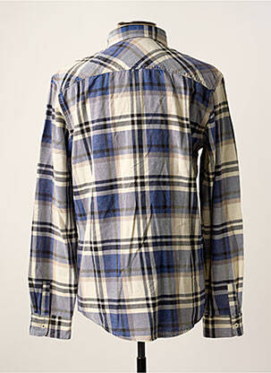 Chemise manches longues bleu TOM TAILOR homme