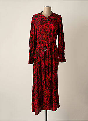 Robe longue rouge MANGO pour femme