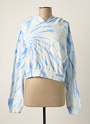 Sweat-shirt à capuche bleu TALLY WEIJL femme