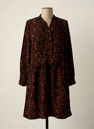 Robe mi-longue noir CLOUDS OF FASHION femme