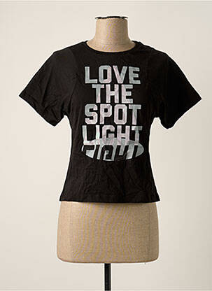 T-shirt noir SUPASTAR femme