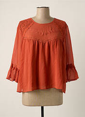 Blouse orange ONLY pour femme seconde vue