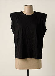 T-shirt noir MANGO pour femme seconde vue