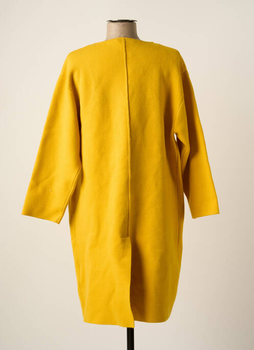 Gilet manches longues jaune MORGAN pour femme