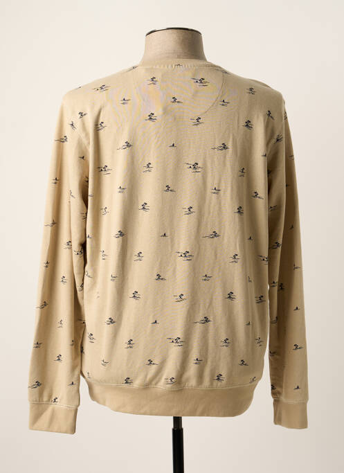 Sweat-shirt beige PETROL INDUSTRIES pour homme