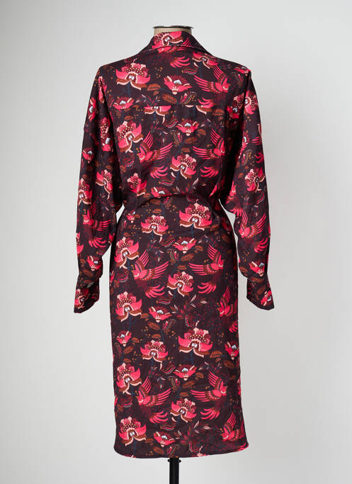 Robe mi-longue marron DEUX. BY ELINE DE MUNCK pour femme