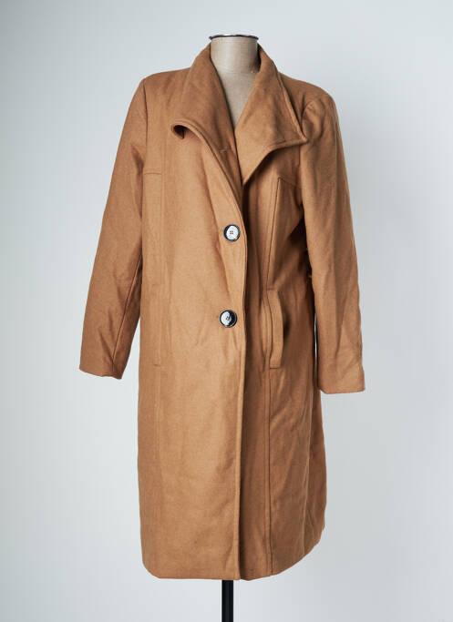 Manteau long beige VERO MODA pour femme