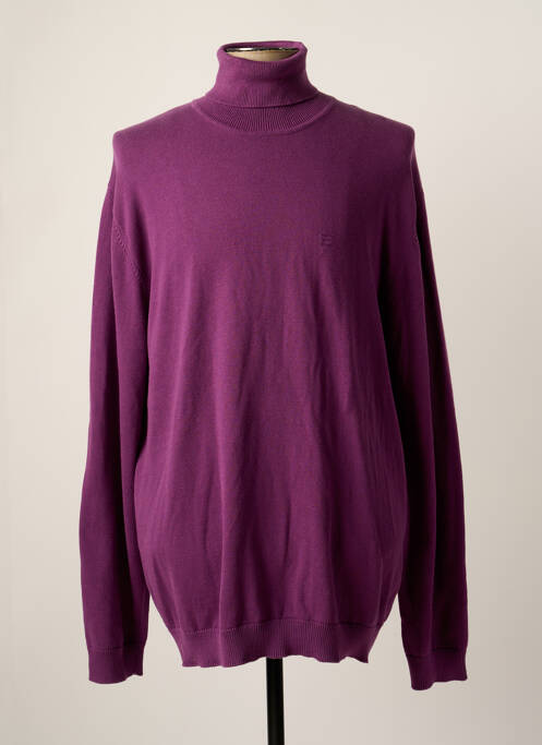 Pull col roulé violet ESPRIT pour homme