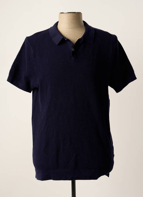 T-shirt bleu JACK & JONES pour homme