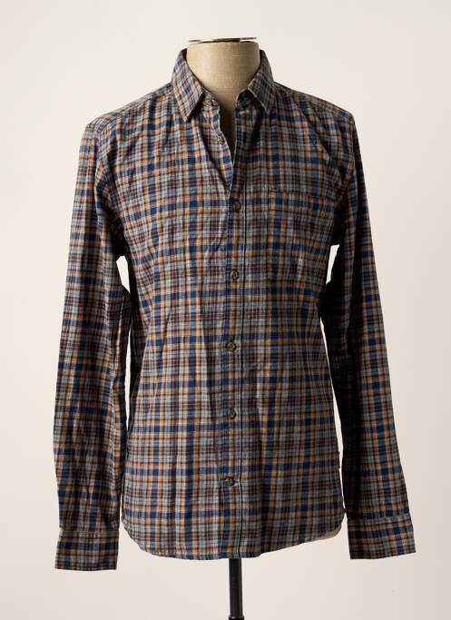 Chemise manches longues bleu ONLY&SONS pour homme