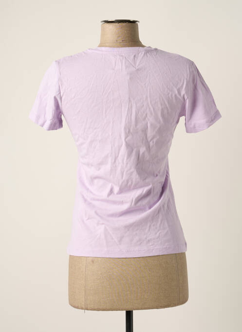 T-shirt violet CEMI pour femme
