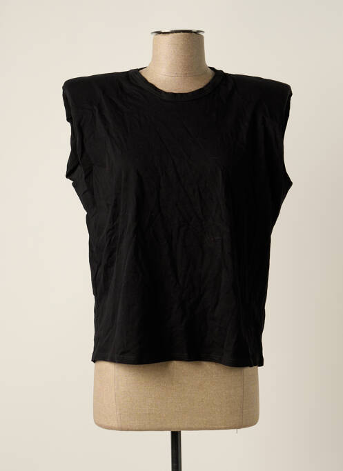 T-shirt noir MANGO pour femme