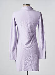 Robe courte violet OGL pour femme seconde vue