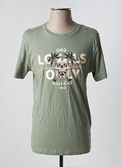 T-shirt vert JACK & JONES pour homme seconde vue