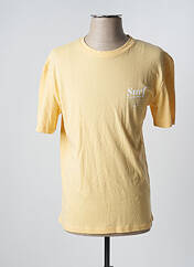 T-shirt jaune JACK & JONES pour homme seconde vue