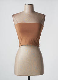 T-shirt marron SUBDUED femme