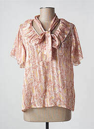 Blouse beige FOUDRE BY AURELIE VAN DAELEN femme
