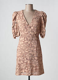 Robe courte beige MANGO femme