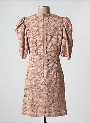 Robe courte beige MANGO femme