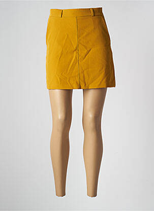 Jupe courte jaune DEUX. BY ELINE DE MUNCK femme