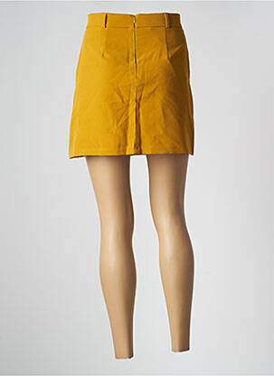 Jupe courte jaune DEUX. BY ELINE DE MUNCK femme