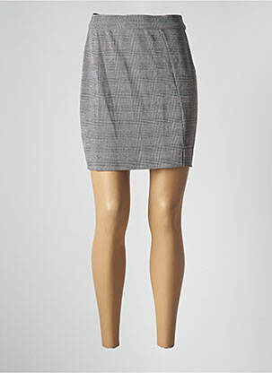 Mini-jupe gris CEMI femme