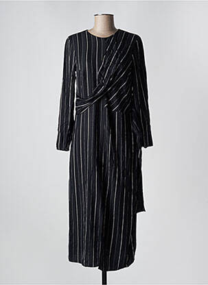 Robe mi-longue noir MANGO femme