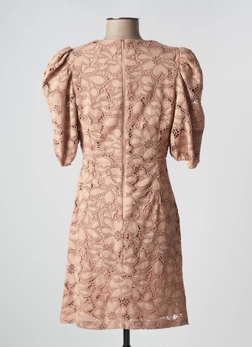 Robe courte beige MANGO pour femme