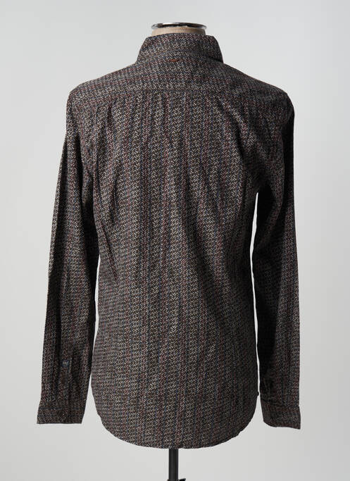 Chemise manches longues vert PETROL INDUSTRIES pour homme