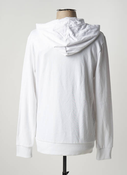 Sweat-shirt à capuche blanc JACK & JONES pour homme