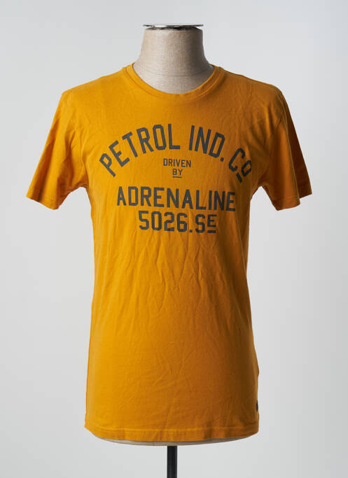 T-shirt jaune PETROL INDUSTRIES pour homme