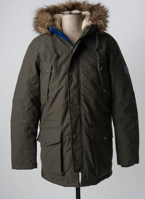 Parka vert JACK & JONES pour homme