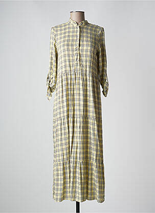 Robe longue jaune ONLY femme