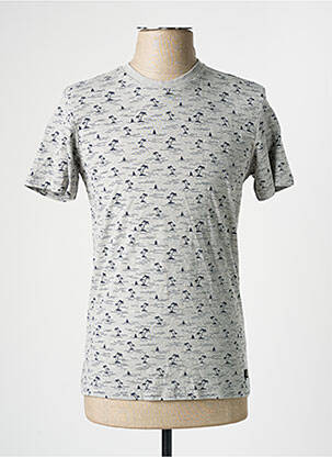 T-shirt gris PETROL INDUSTRIES pour homme