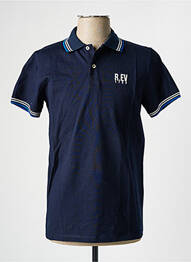 Polo bleu R.EV 1703 BY REMCO EVENPOEL  homme