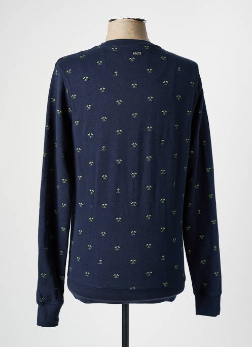 Sweat-shirt bleu PETROL INDUSTRIES pour homme