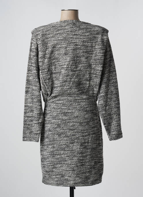 Robe mi-longue noir MANGO pour femme