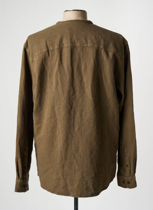 Chemise manches longues vert JACK & JONES pour homme