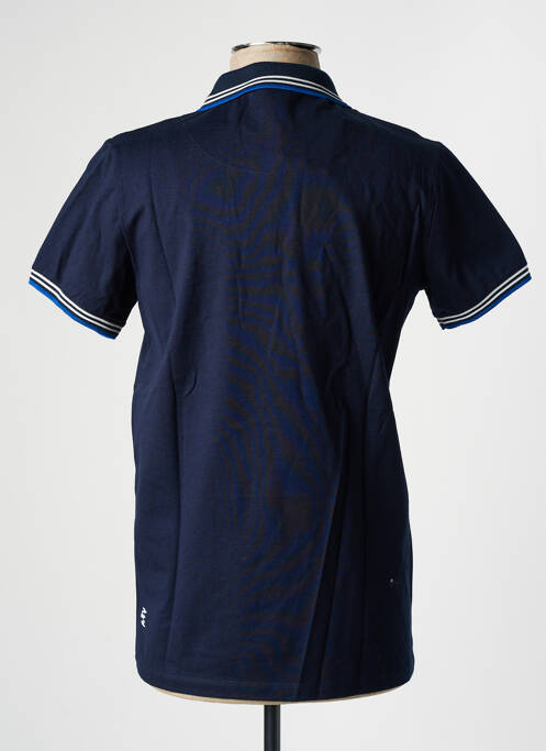 Polo bleu R.EV 1703 BY REMCO EVENPOEL  pour homme