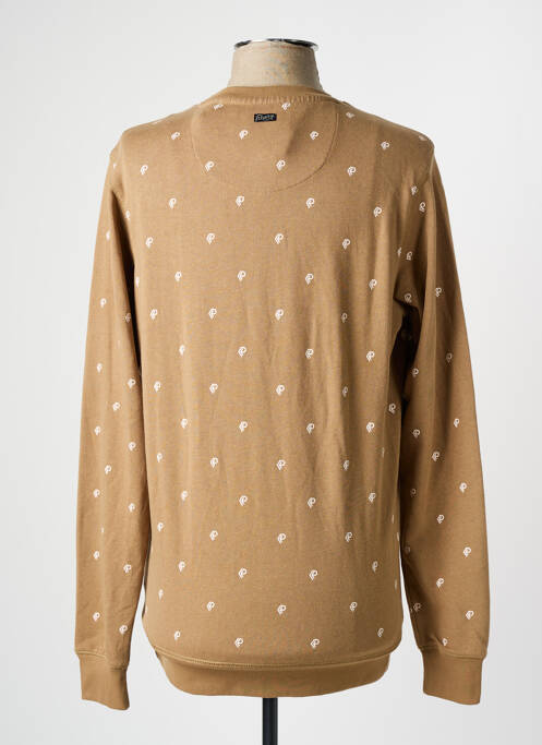 Sweat-shirt beige PETROL INDUSTRIES pour homme