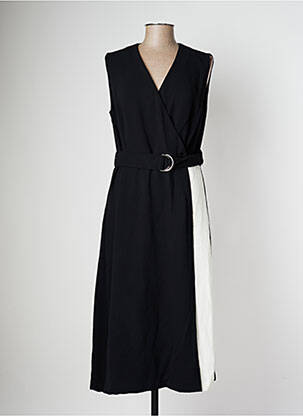 Robe longue noir MANGO pour femme