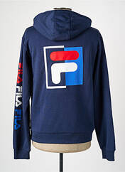 Sweat-shirt à capuche bleu FILA pour homme seconde vue