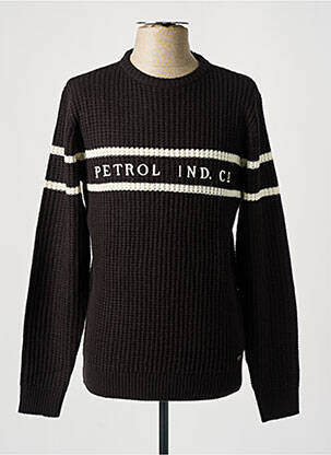Pull noir PETROL INDUSTRIES homme