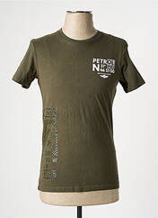 T-shirt vert PETROL INDUSTRIES pour homme seconde vue