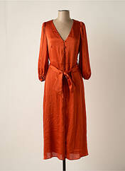 Robe longue orange MANGO pour femme seconde vue