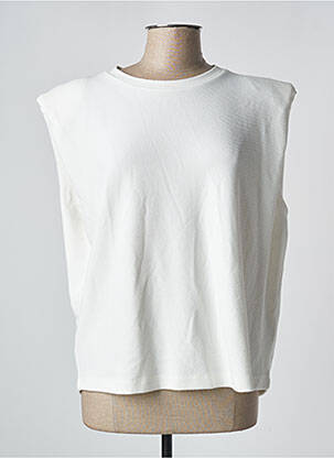 T-shirt blanc DEUX. BY ELINE DE MUNCK pour femme